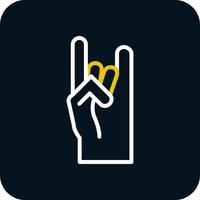 Sign Language Vector Icon Design