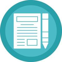 Blogger Vector Icon Design