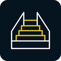 Stair Vector Icon Design