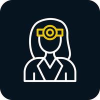 Ophthalmologist Vector Icon Design