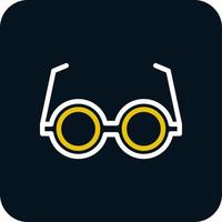 Glasses Vector Icon Design