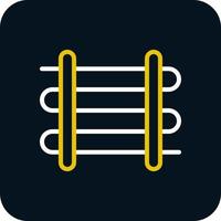 Towel Rail Vector Icon Design