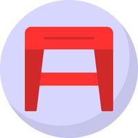 Stool f Vector Icon Design