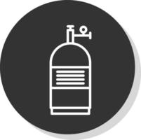 Oxygen Tank Vector Icon Design