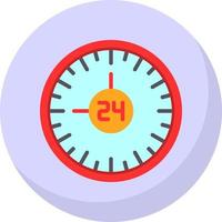 24h Vector Icon Design