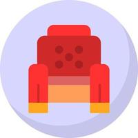 diseño de icono de vector de sillón