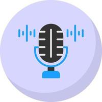 Voice Recorder Vector Icon Design