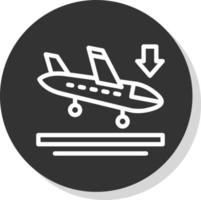 Landing Vector Icon Design