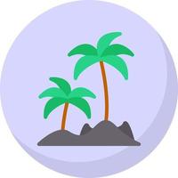 Island Vector Icon Design