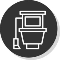 Toilet Vector Icon Design