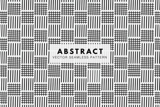 raya negro Delgado líneas sencillo resumen. loseta líneas en un blanco antecedentes. vector sin costura repetir modelo