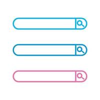 Set of a Search bar design element search bar modern design vector
