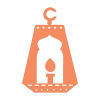 Islamic Lantern Illustration For Ramadan Kareem Elements Decoration. Symbols of Ramadan Mubarak, Hanging Gold Lanterns, arabic lamps, lanterns moon, lantern element, star, art, vector and illustration