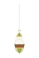 Islamic Lantern Illustration For Ramadan Kareem Elements Decoration. Symbols of Ramadan Mubarak, Hanging Gold Lanterns, arabic lamps, lanterns moon, lantern element, star, art, vector and illustration