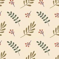 Cute floral vector seamless pattern