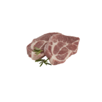 fresh pork with cut out isolated on background transparent png