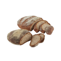bread with cut out isolated on background transparent png