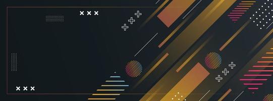 Modern banner background. gradient geometric shapes eps 10 vector