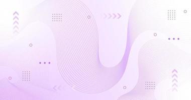 Modern background .geometric style, purple and white gradient. circle wave eps 10 vector