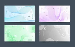 modern background .collection set.line waves and circles .geometry style eps 10 vector