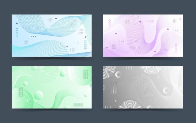 modern background .collection set.line waves and circles .geometry style eps 10