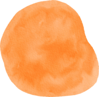 laranja aguarela respingo escova pintura fundo png