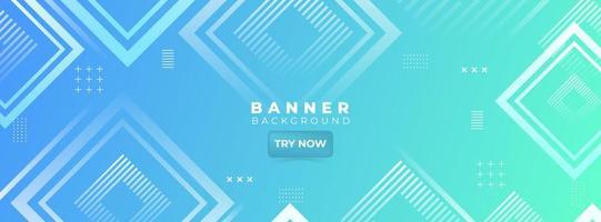 banner background. colorful, blue and green grid effect gradation .eps 10 vector