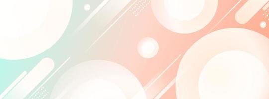 banner background. colorful, gradient circle effect vector