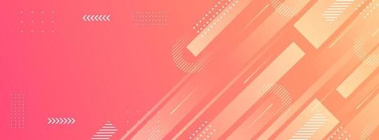 banner background. full color, gradation slash effect and pattern. elegant orange eps 10 vector