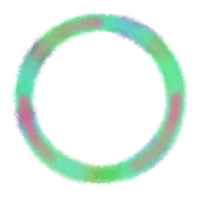 coloré cercle Cadre png