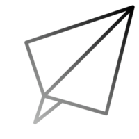 simple paperplane icon png