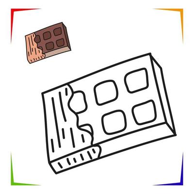 Chocolate Coloring Vector Art, Icons, and Graphics for Free Download