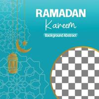 Editable Ramadan sale poster template. with mandala, moon, star and lantern ornaments. Design for social media and web. Vector illustration