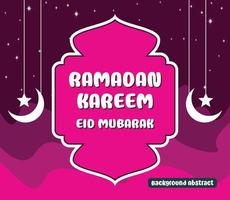 editable ramadan sale poster templates. with moon and star ornaments. Design for social media and web. Vector illustration