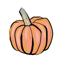 Clásico calabaza acuarela png