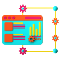 3d ilustración infografías png