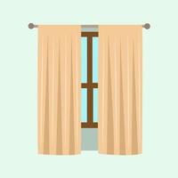 Curtain vector illustration for graphic design and decorative element