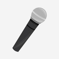 Microphone vector illustration for graphic design and decorative element