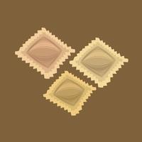 Ravioli vector illustration for graphic design and decorative element