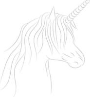 Unicorn Vector Line art coloring pages unicorn illustration for coloring book