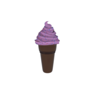 la glace crème 3d icône png