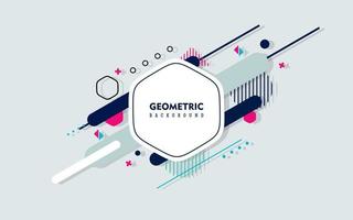 geometric modern element diagonal abstract background. Colorful template banner vector