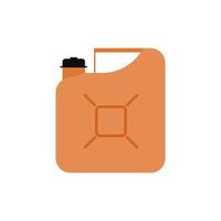 fuel container flat design vector illustration. icon for gasoline, kerosene, diesel, petroleum, petrol