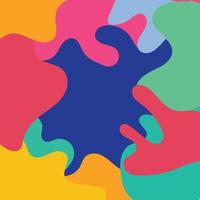 Colorful Abstract retro poster background vector illustration