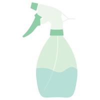Pulverizer. Atomizer with water. Garden tool. Vector flat illustration
