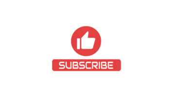Subscribe button with like icon free png