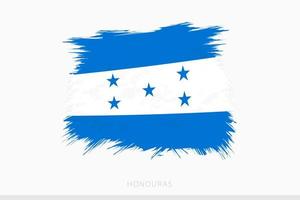 grunge bandera de Honduras, vector resumen grunge cepillado bandera de Honduras.