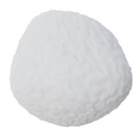 snow ball 3d rendering icon illustration, winter season png