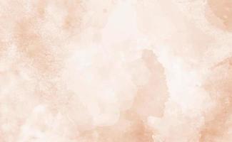 Peach abstract watercolor texture background. Vector beige watercolour pattern