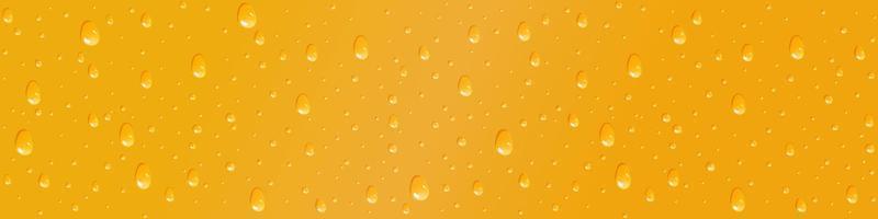 Juice beer background with drops vector illustration
